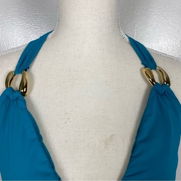 Sauipe “Valentina” one piece ruched halter swimsuit - Picture 3 of 10